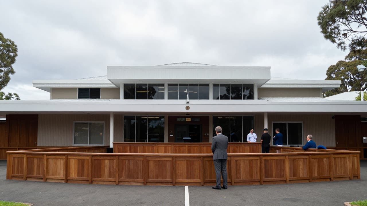 Exterior view of the court in Victoria