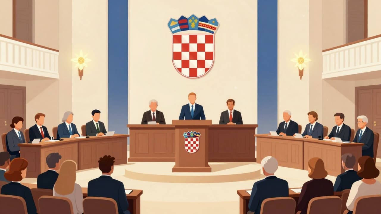 Ceremonial session of the municipal council in Konavle