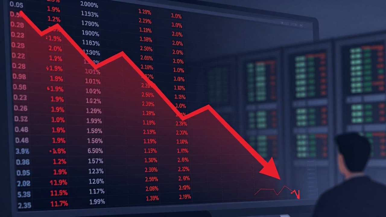 The decline in technology shares on the stock exchange