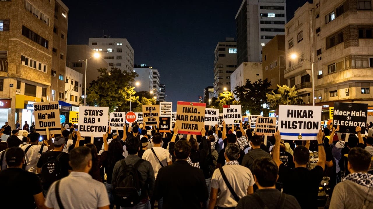 Protesters at Hostages Square in Tel Aviv