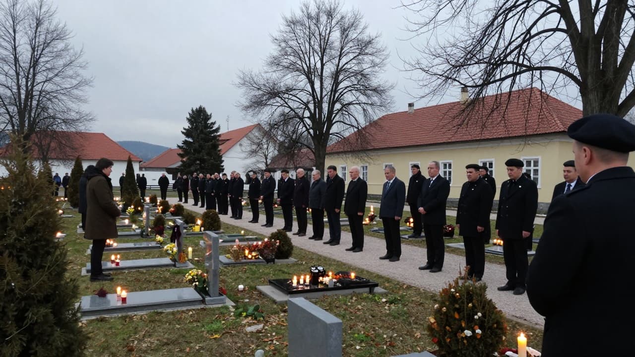 Svečana svijeća na grobu