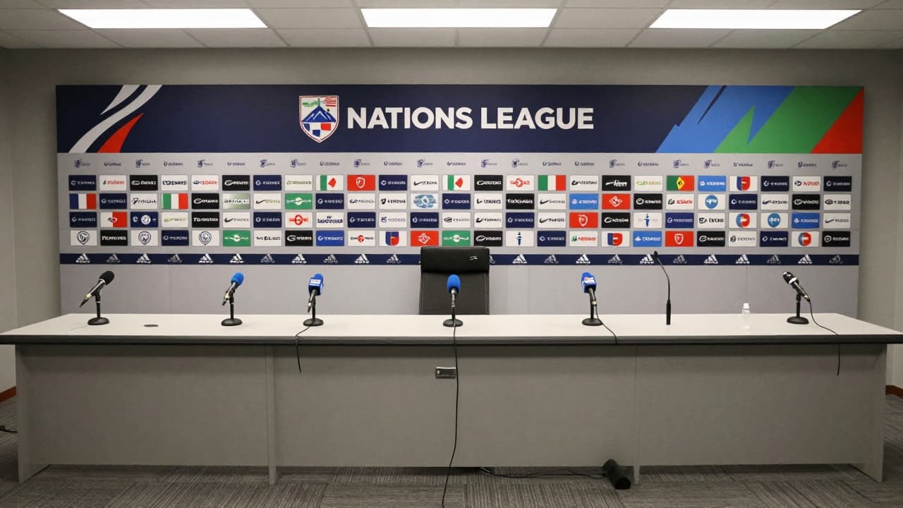 Slaven Bilić at a press conference ahead of the match against Czech Republic