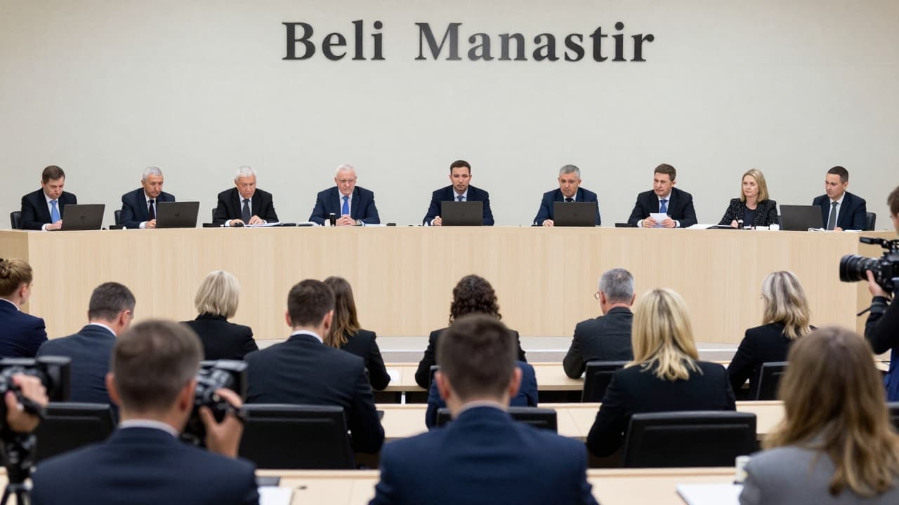 City Council session in Belog Manastir