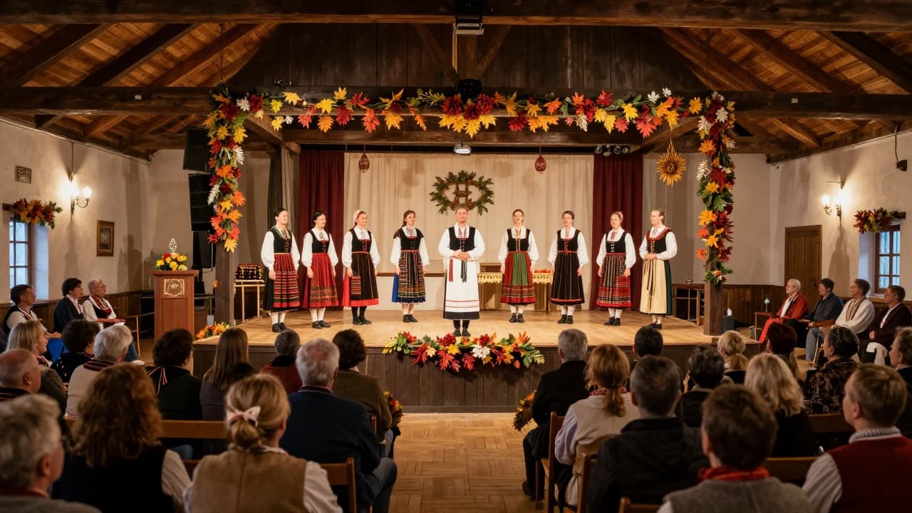 Tradicionalni folklorni doček u rustikalnom ambijentu