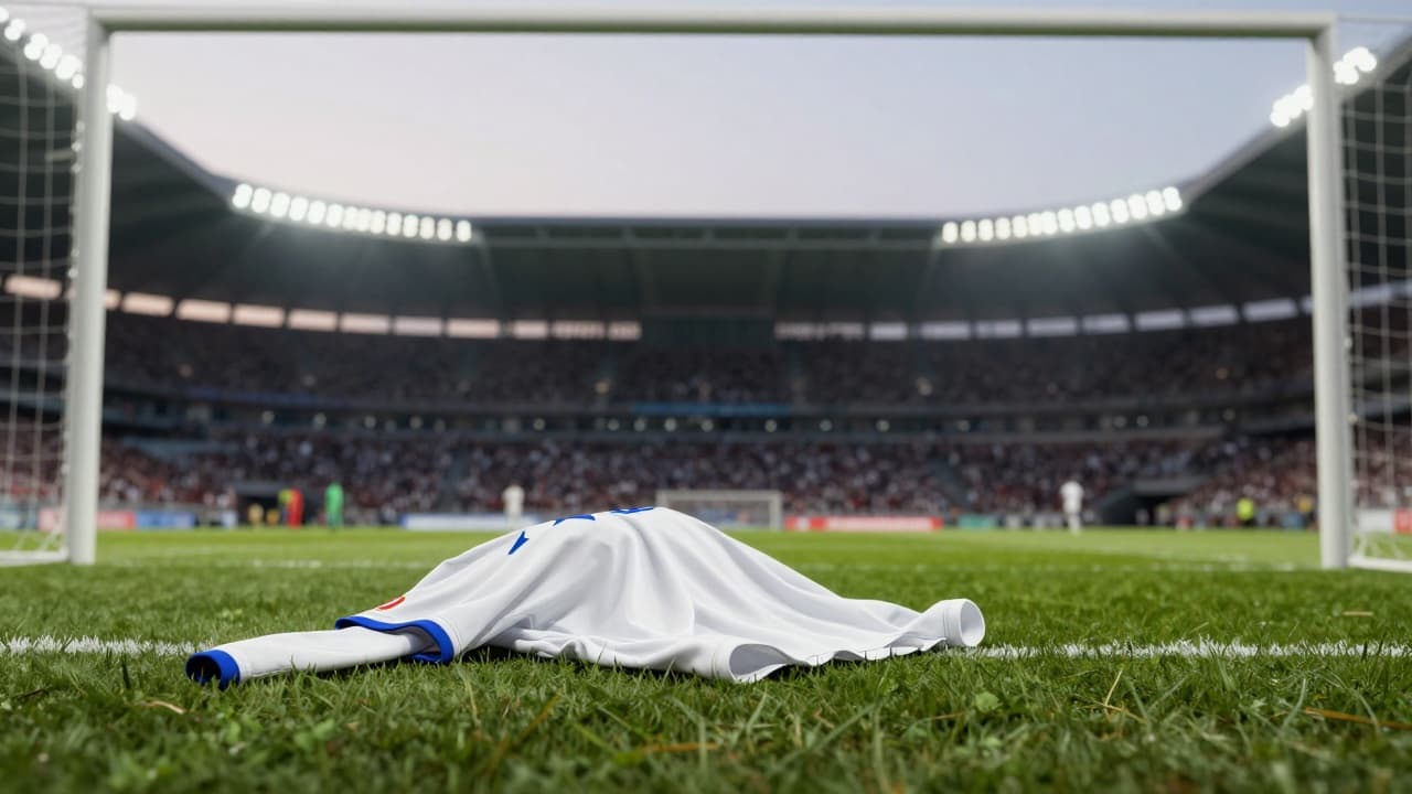 Dres na golu pod svjetlima stadiona