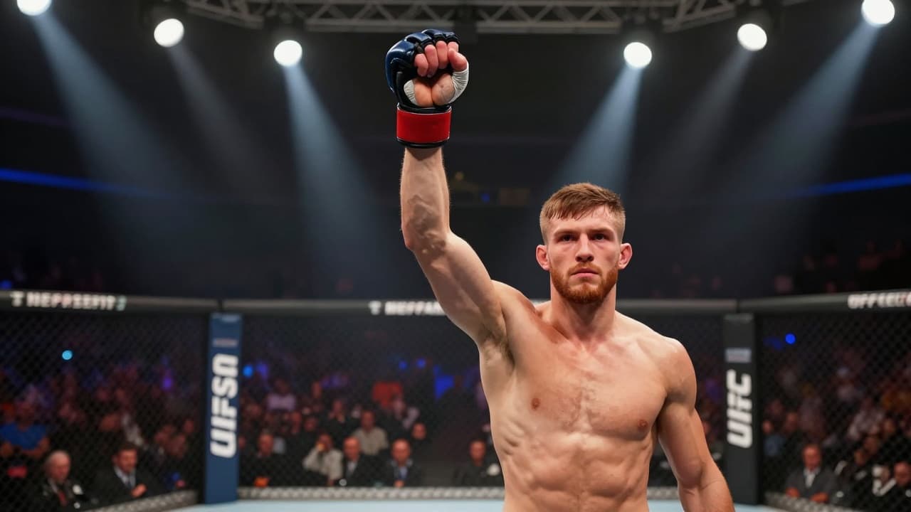 Podignuta rukavica u UFC kavezu