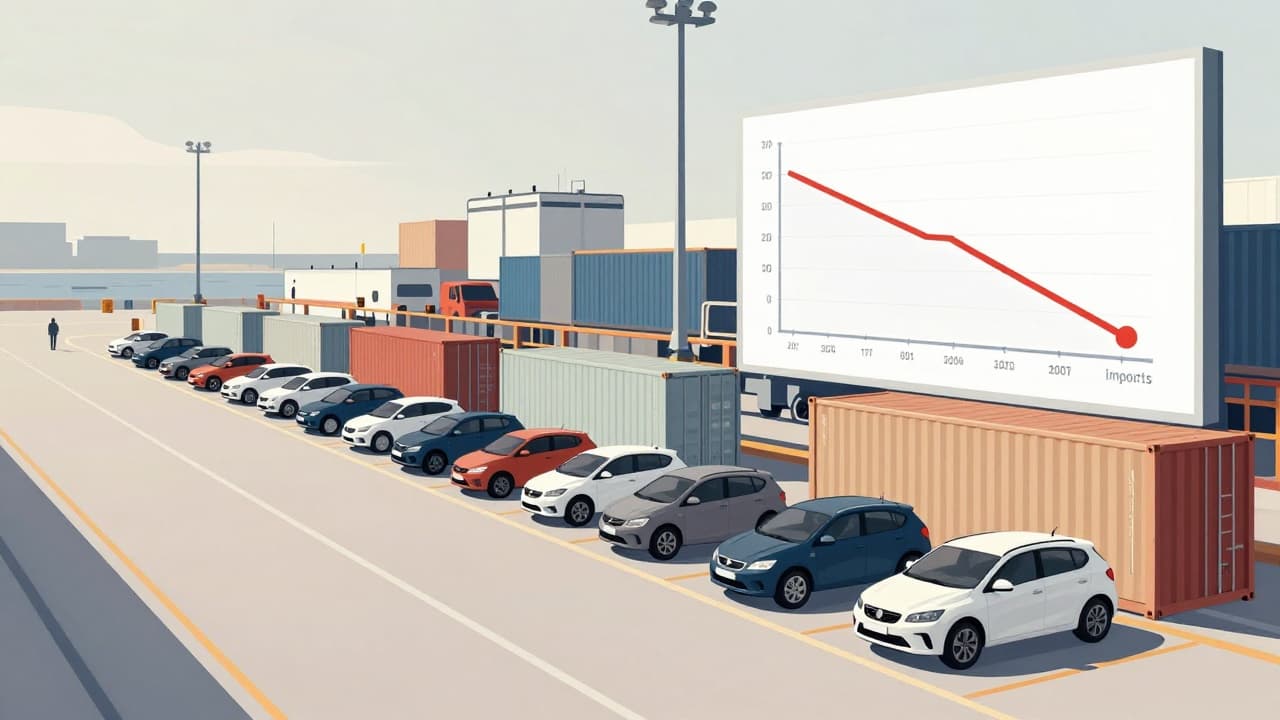 Hybrid vehicles at the port