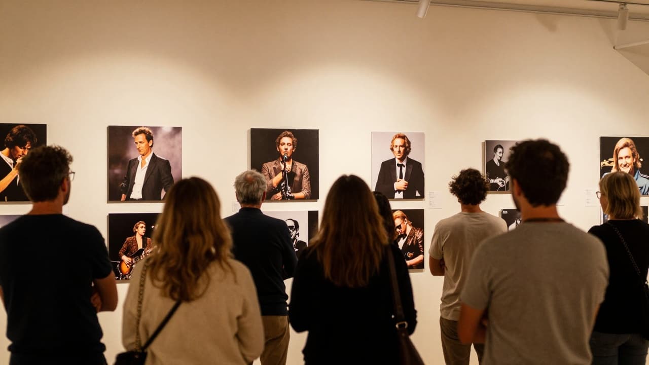 Posjetitelji na izložbi u Rock galeriji