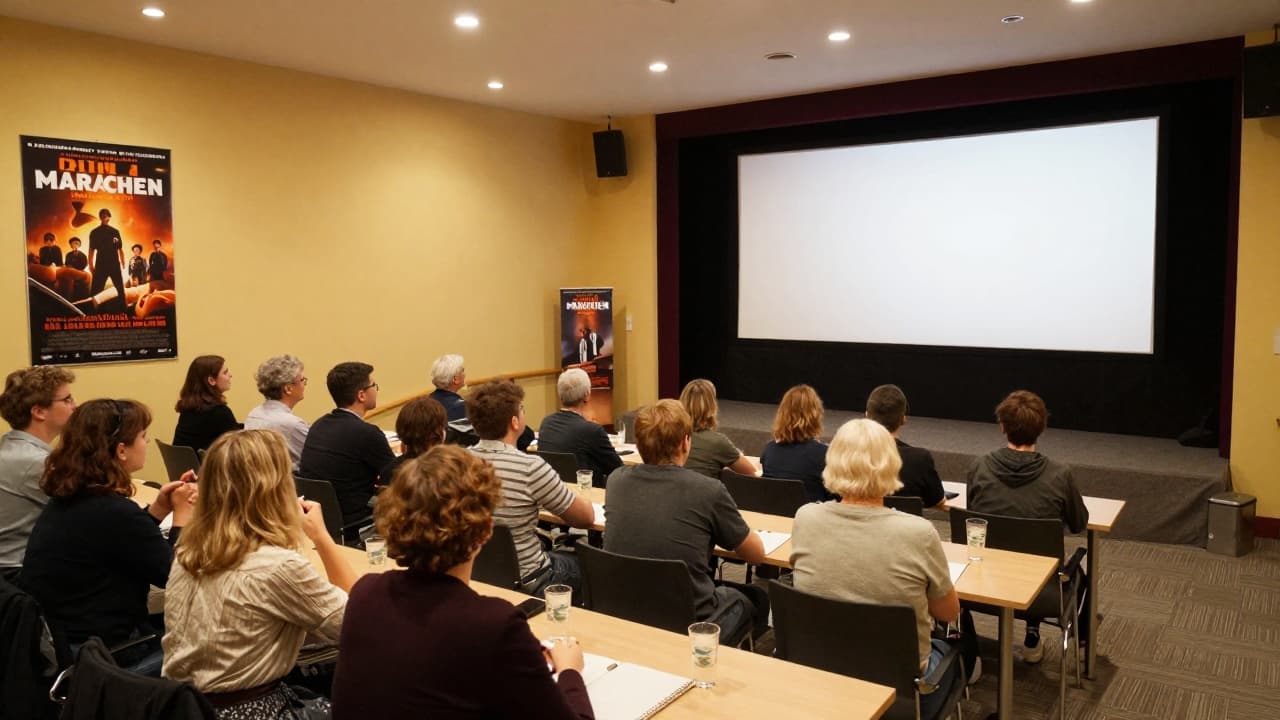 Audience in a cinema hall