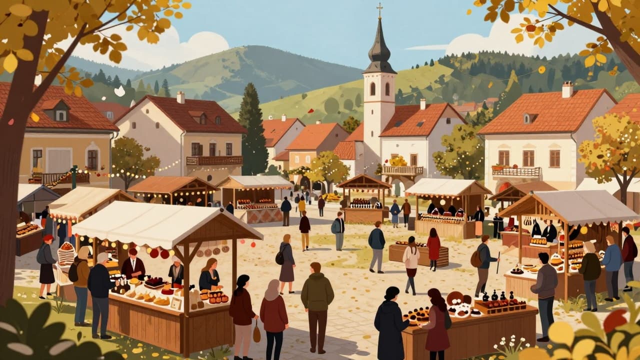 Tradicionalni sajam u jesenjem ambijentu