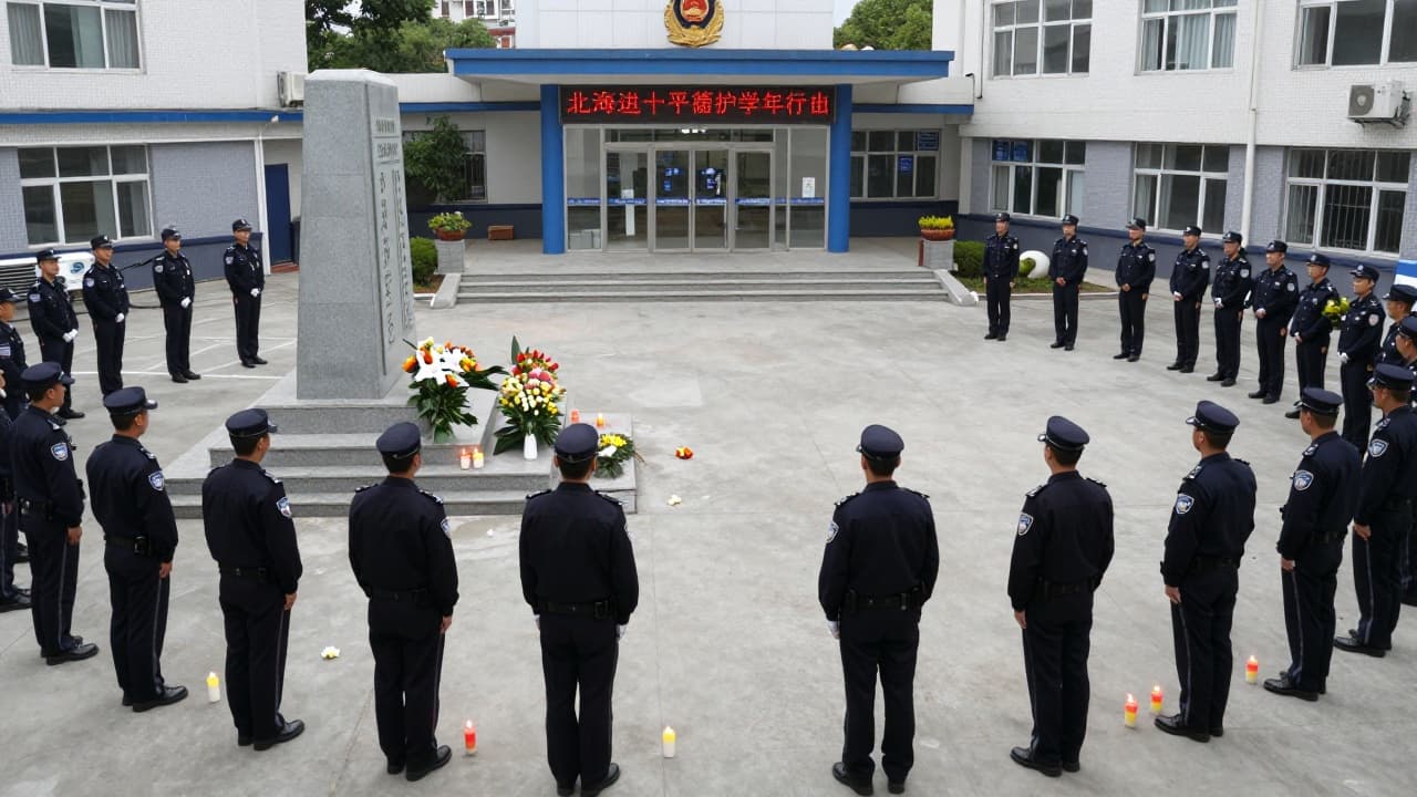 Polaganje cvijeća ispred spomen-obilježja