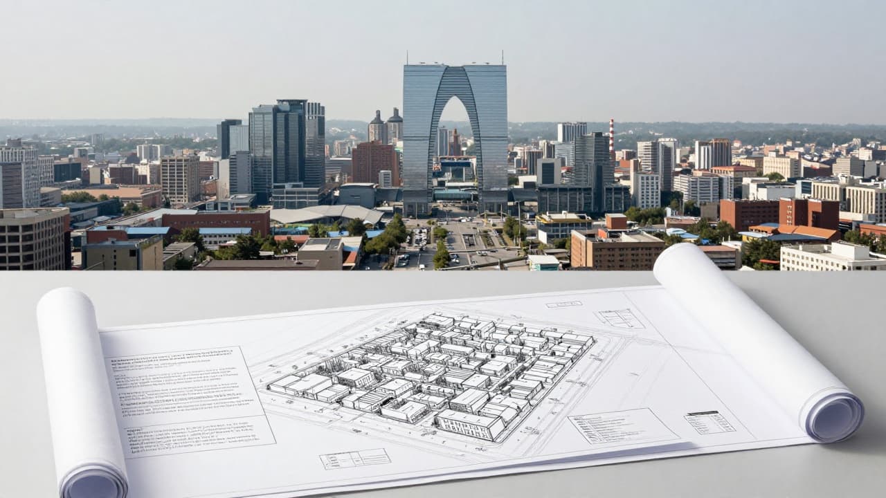 Urban planning and industrial zone