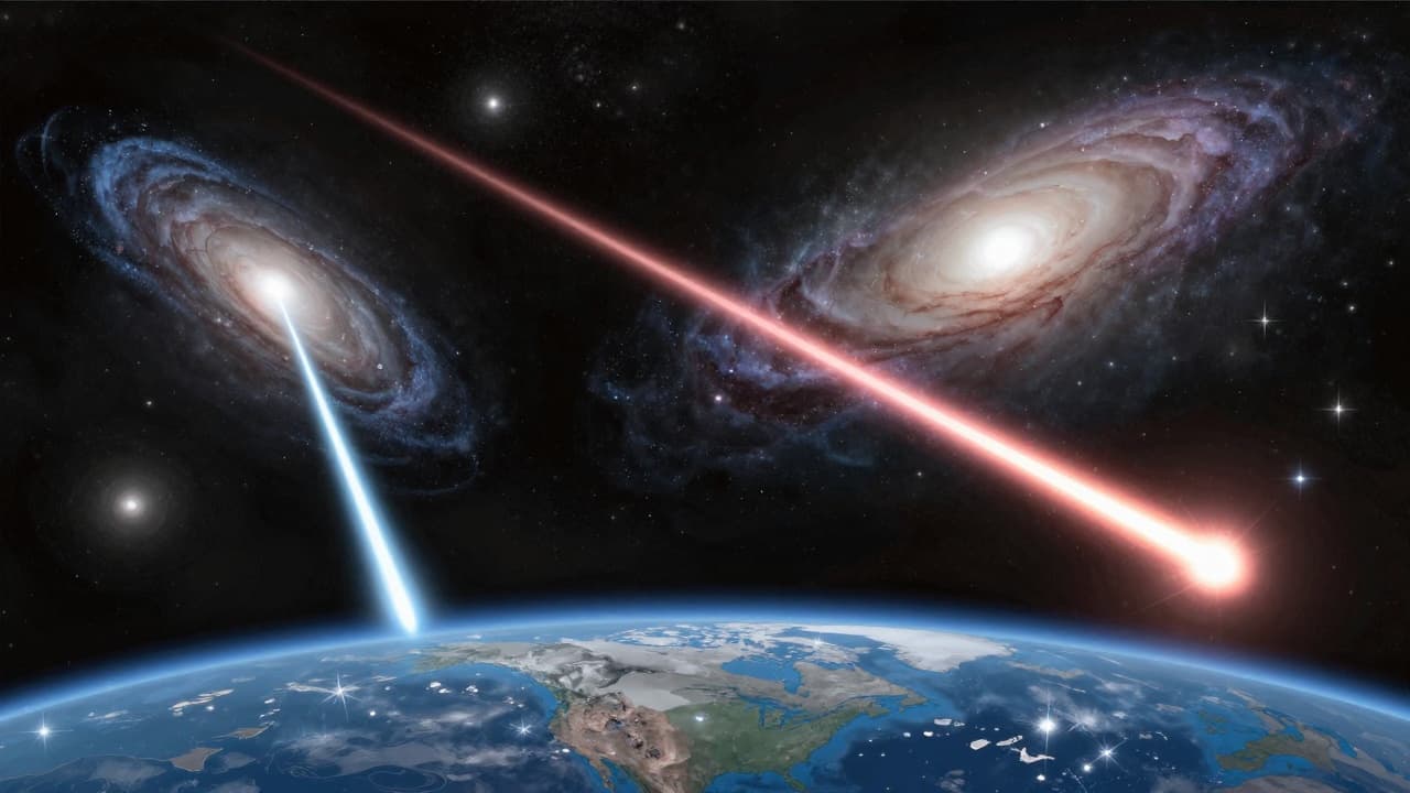 Two gamma-ray bursts from the same distant source