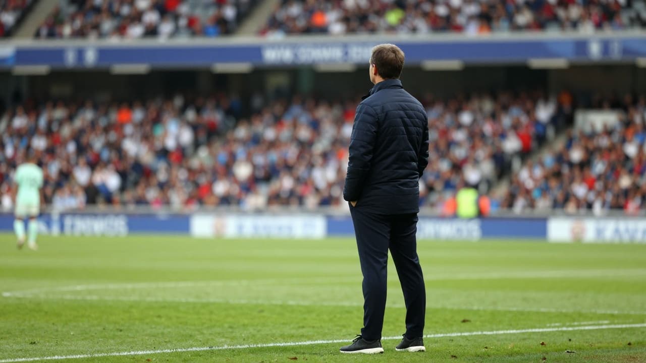 Slaven Bilic on the bench