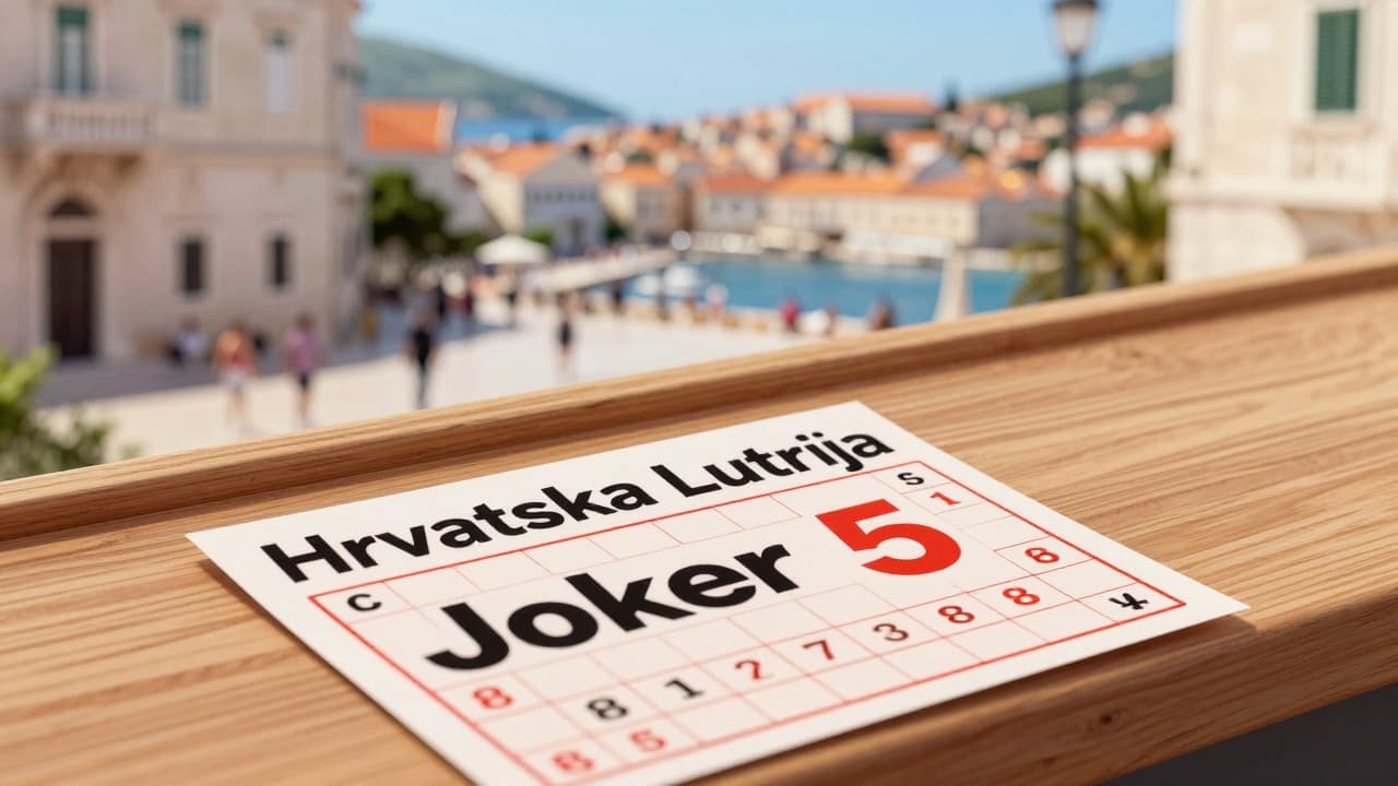 Dobitni listić na pultu