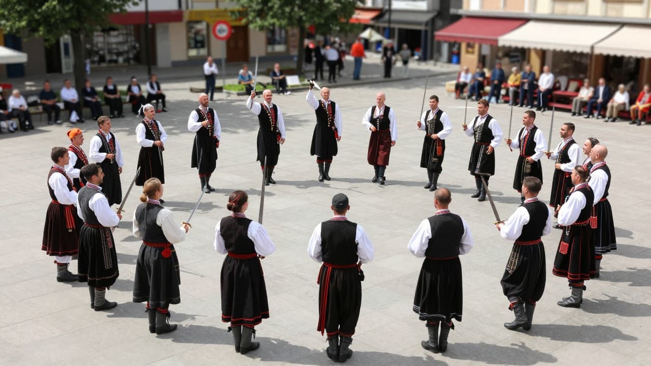 Moreška performed in a Zagreb edition
