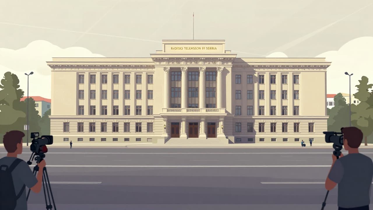 The building of Radio Television of Serbia in Belgrade