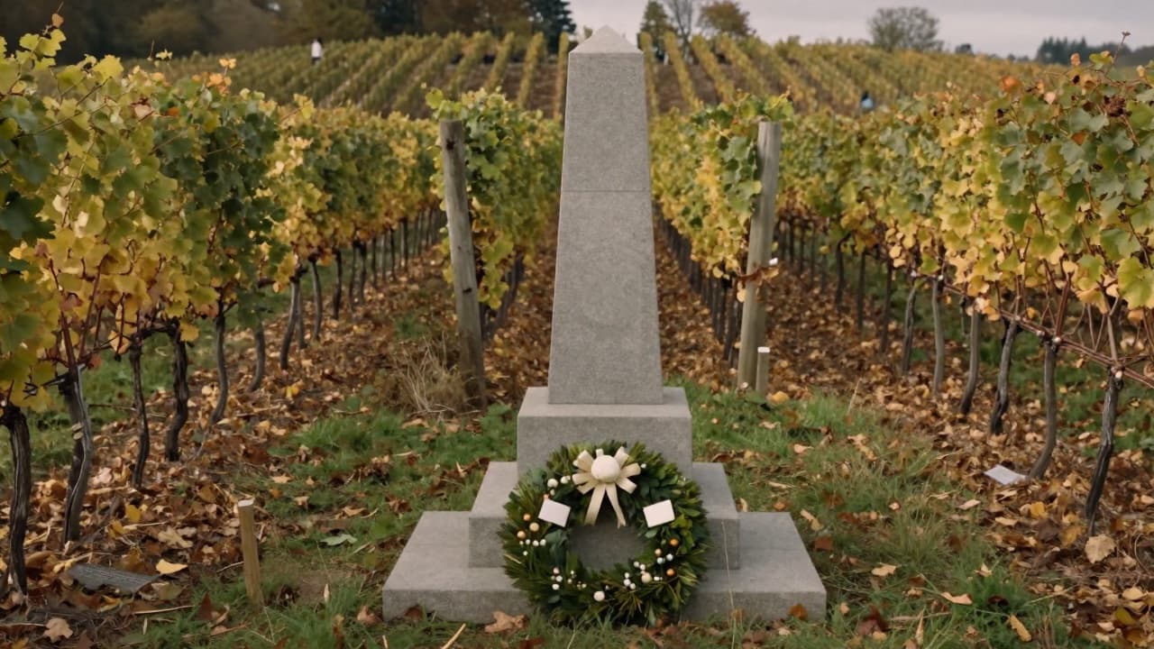 Memorial in the vineyard