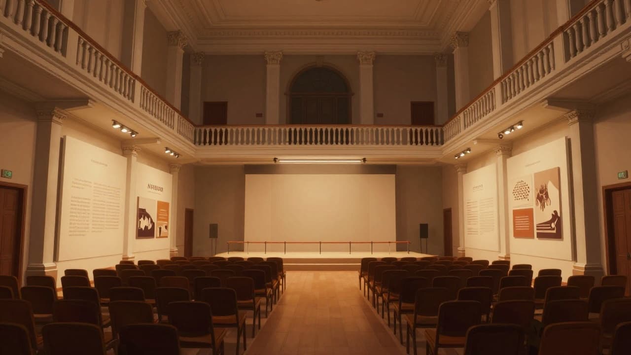 Elegant hall for cultural events