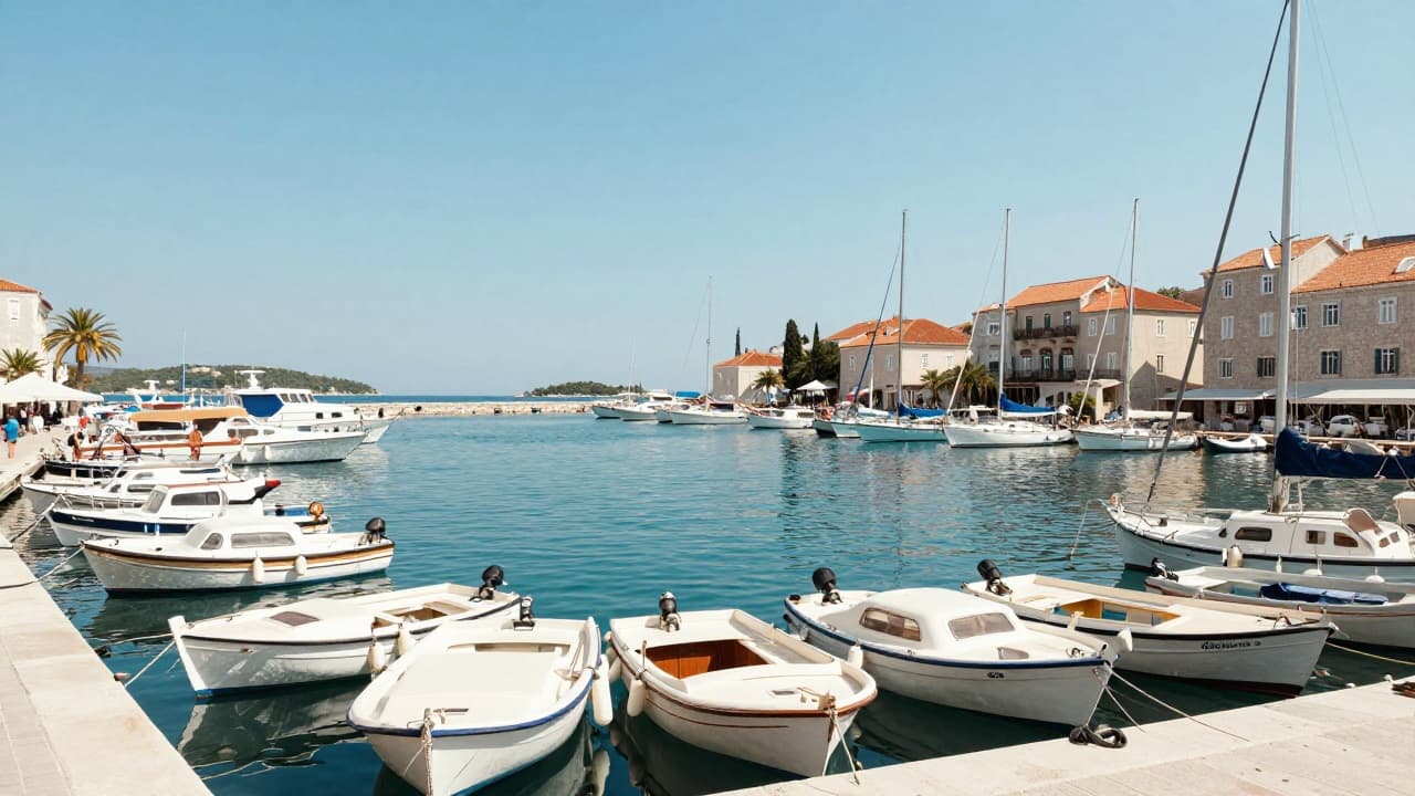 Tourist ship in the harbor