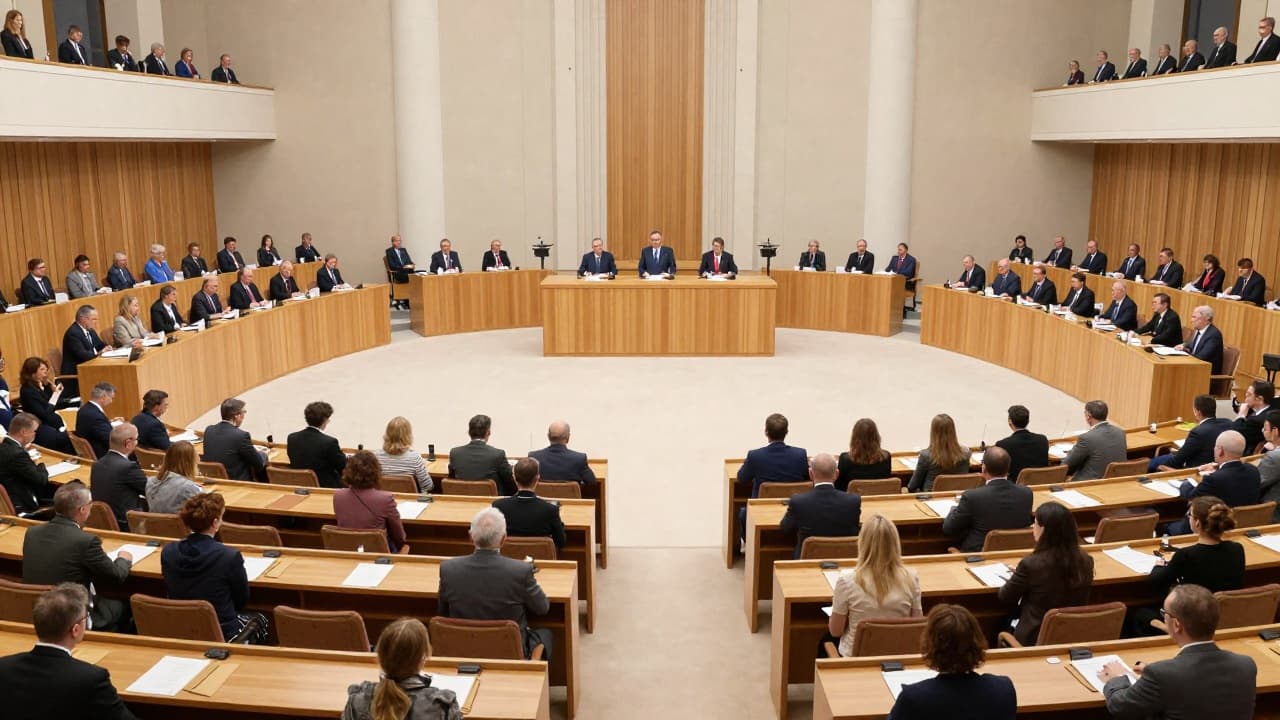 Zastupnici u hrvatskom Saboru tijekom sjednice