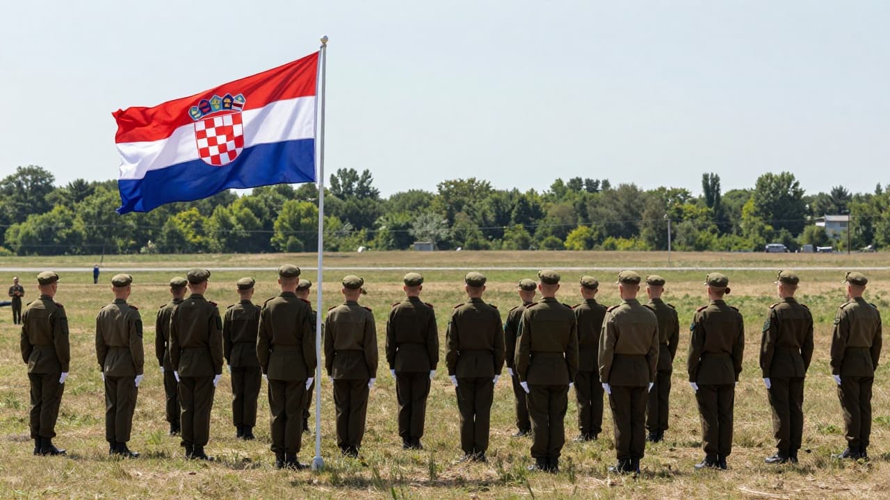 Solemn oath-taking by conscripts in uniform