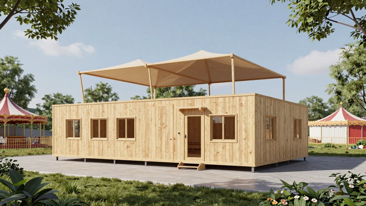 Construction of a new kindergarten in progress