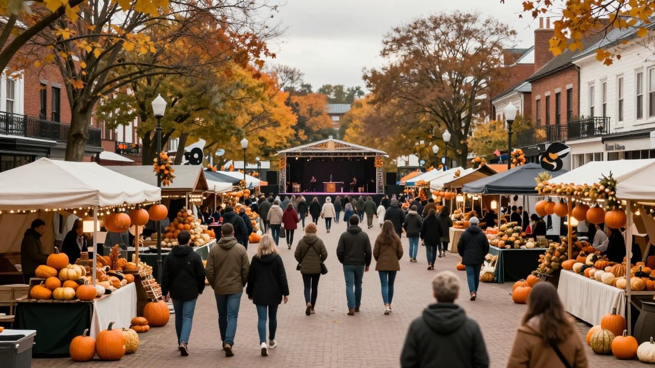 Prikaz bučine manifestacije na trgu