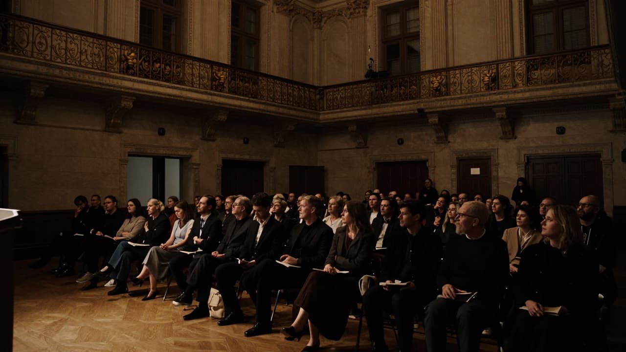 Audience at the book presentation
