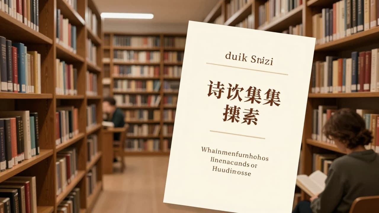 Library interior with warmly lit shelves