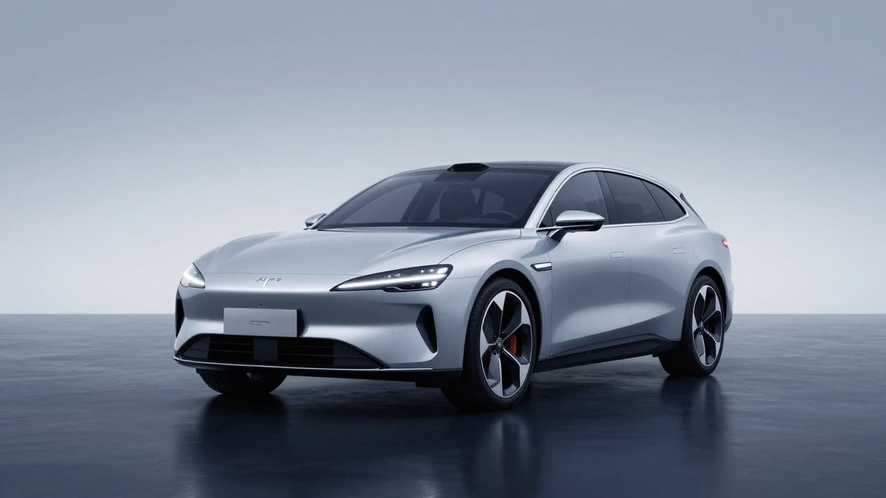 Conceptual rendering of a modern car