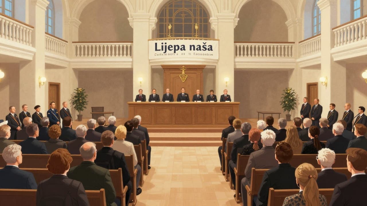 Solemn session in the Great Hall of Klanjec