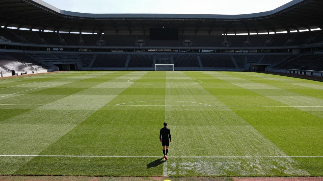 Leaving the pitch