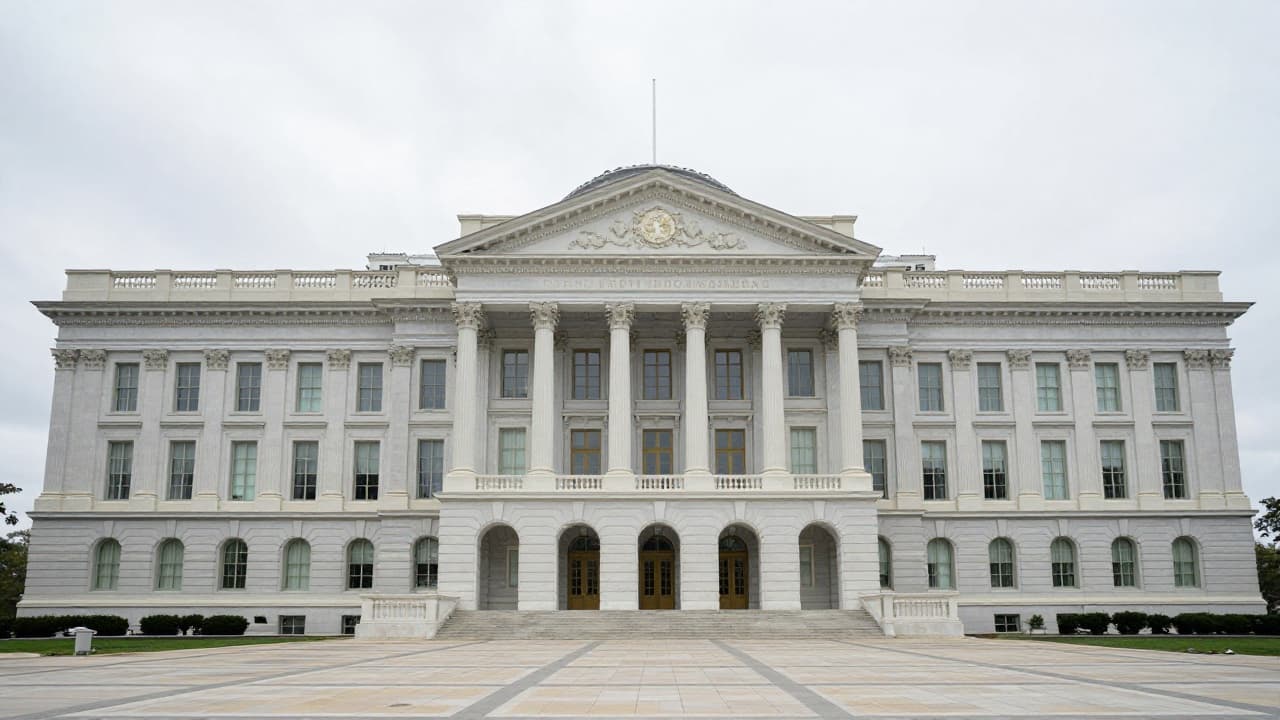 The US government building in Washington