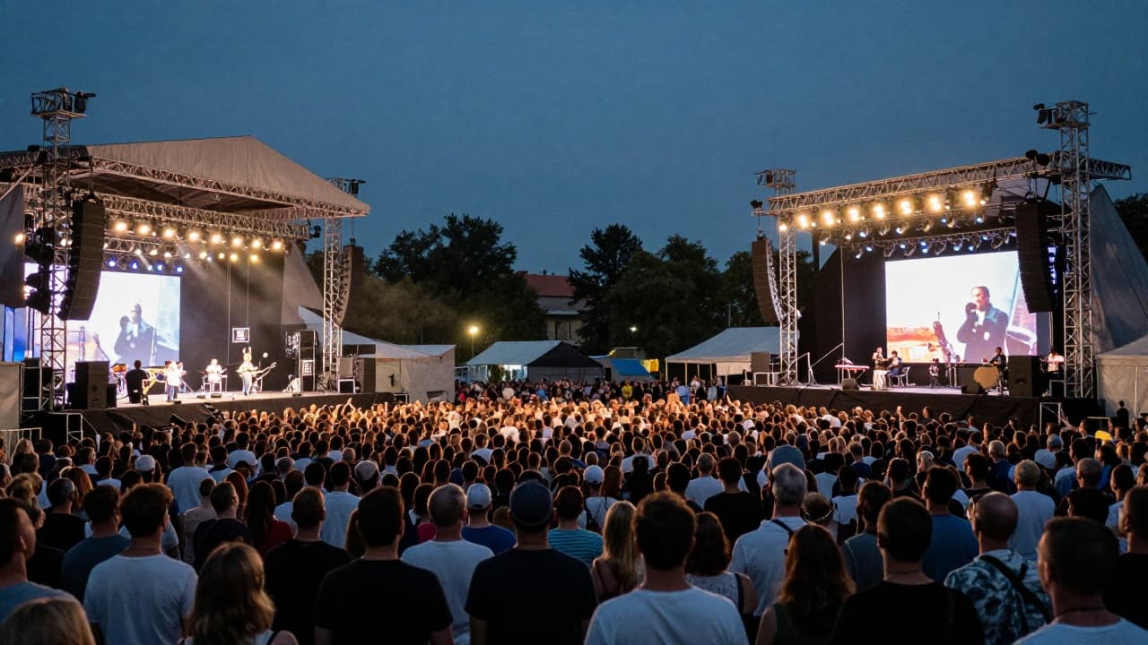 Bina za koncert u Vukovaru