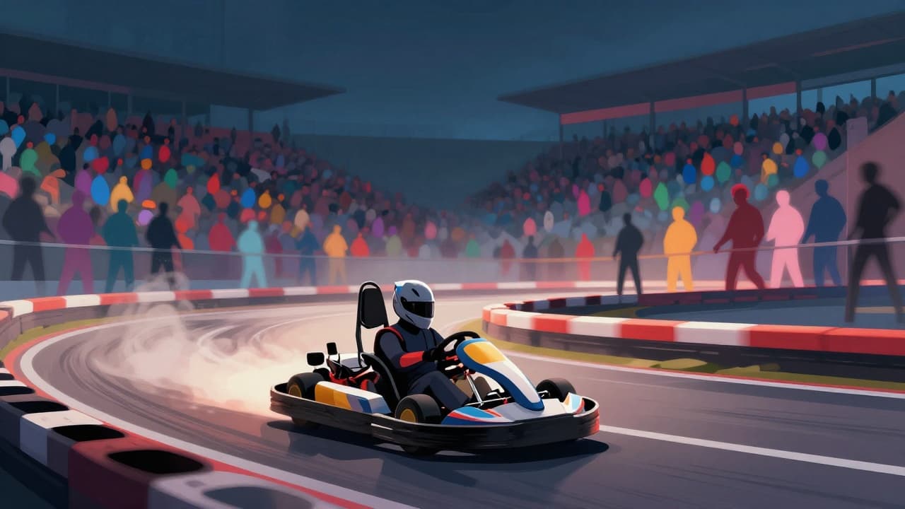 Dynamic go-k racing in action