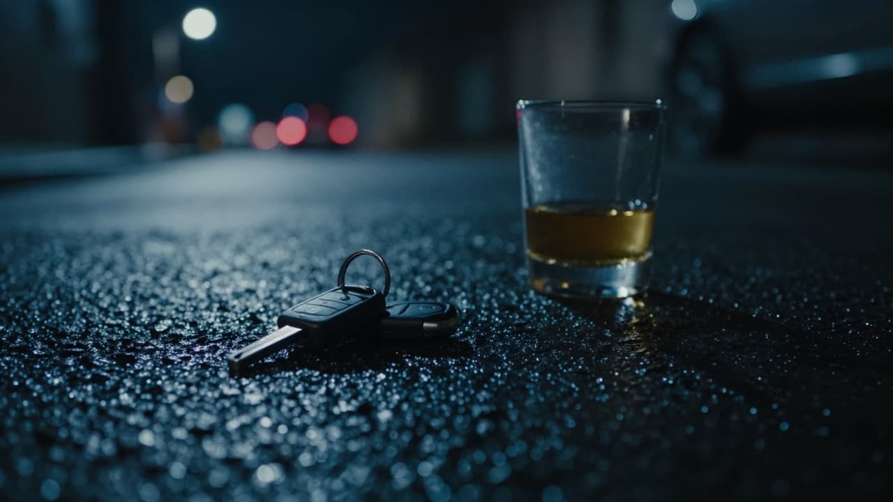 Ključevi za auto na asfaltu