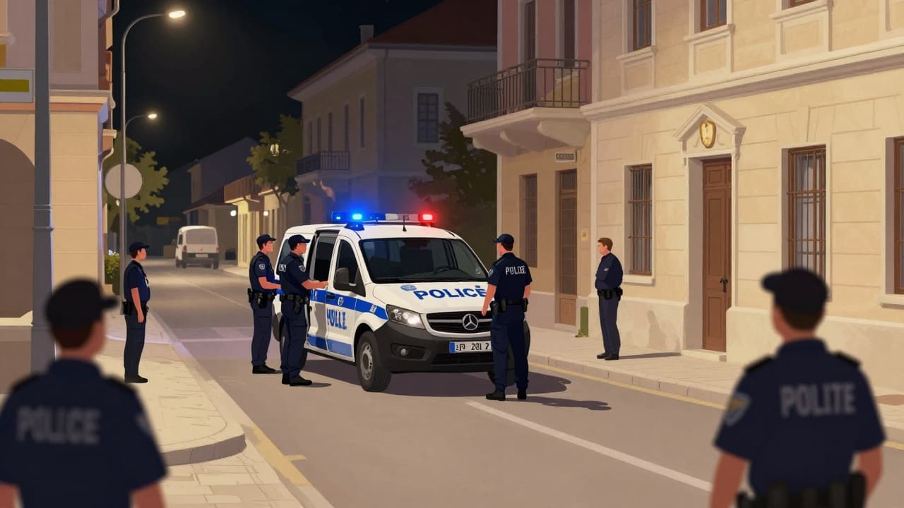 Policija na noćnoj patrol