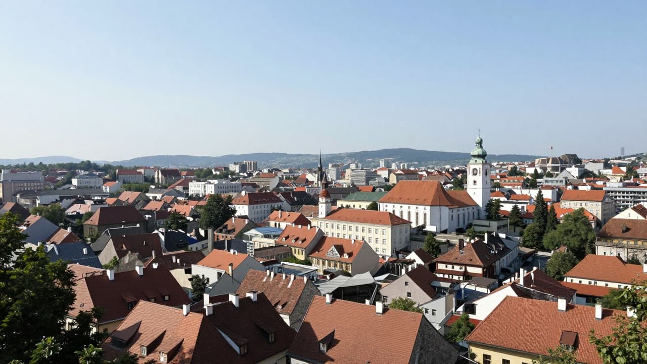 Pogled na gradsku siluetu