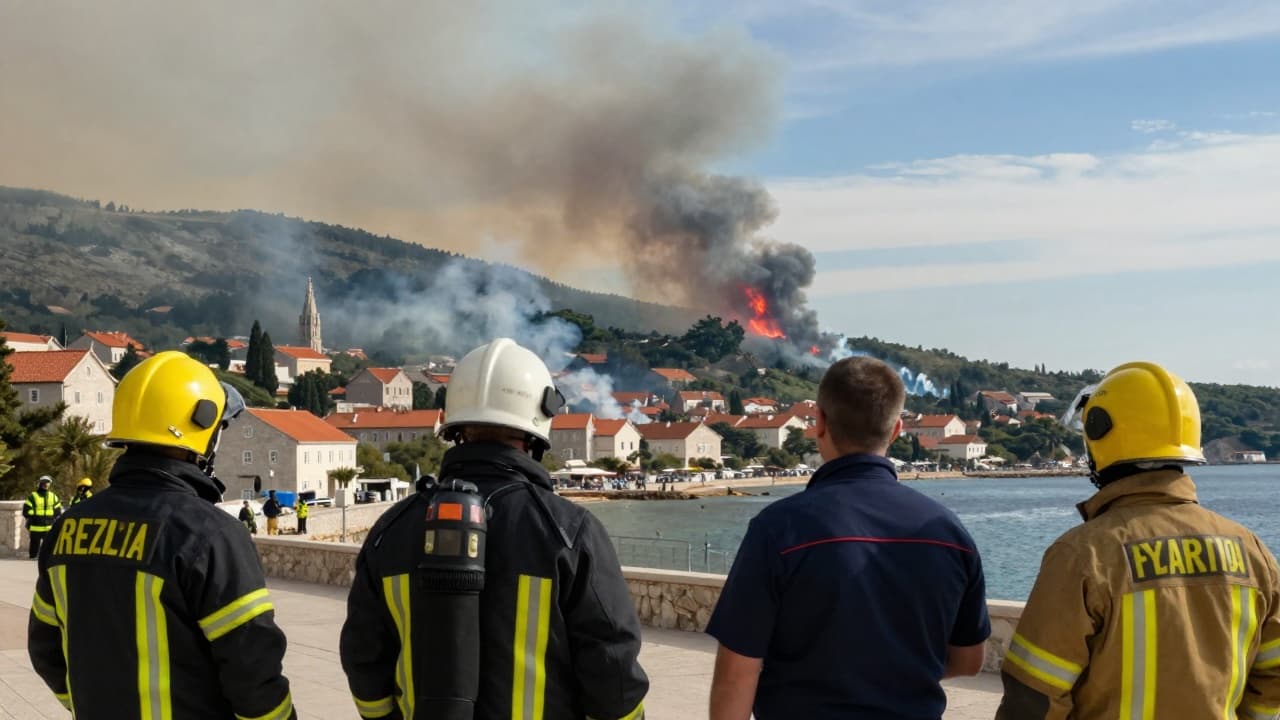 Milanović i Plenković u Omišu