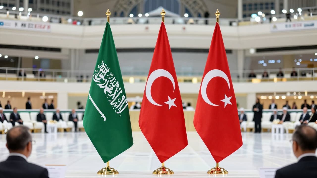 Zastave Saudijske Arabije, Turske i Pakistana
