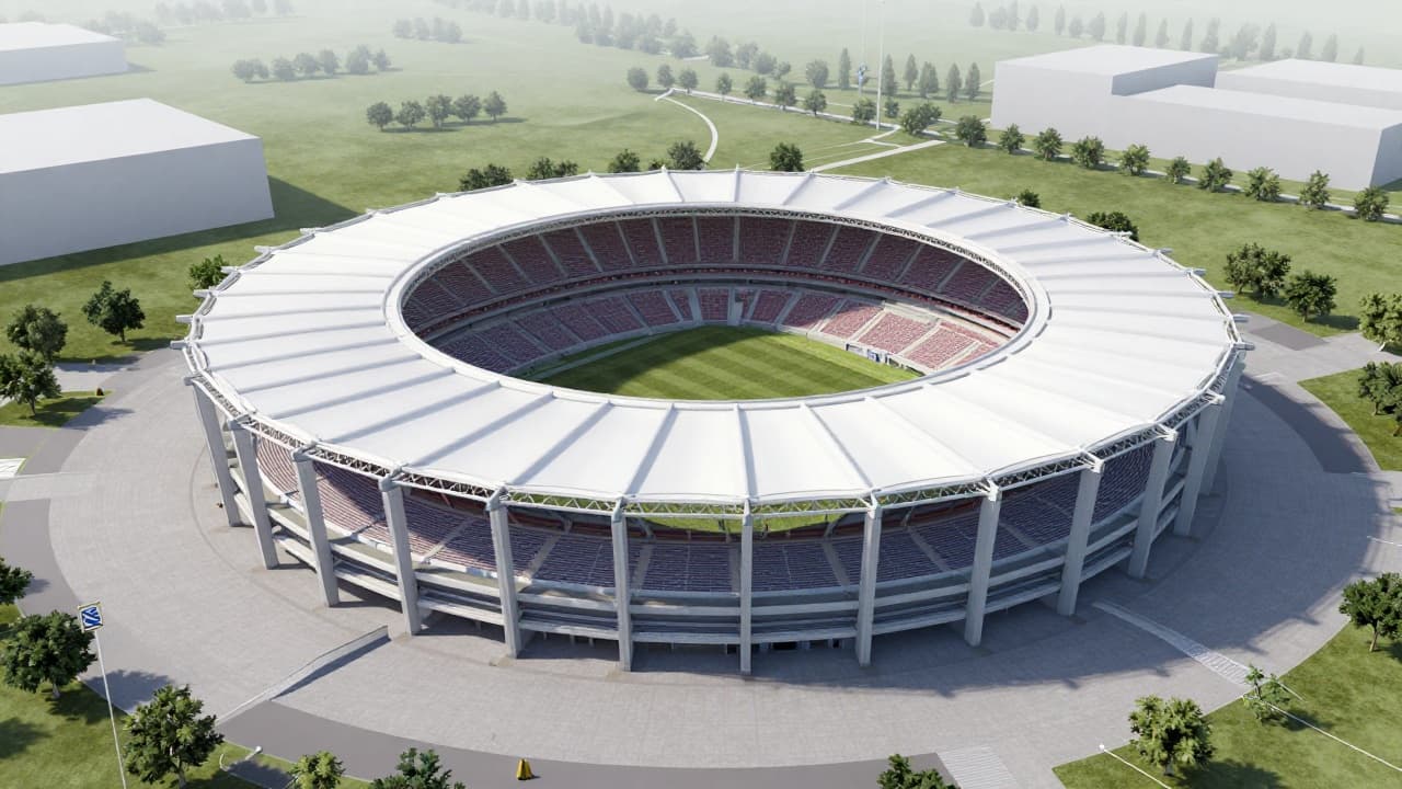 Arhitektonski prikaz novog stadiona