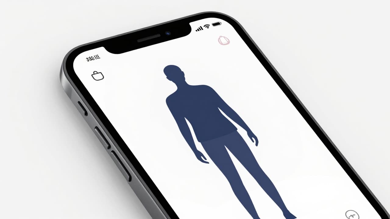 Virtual clothing trial on a smartphone