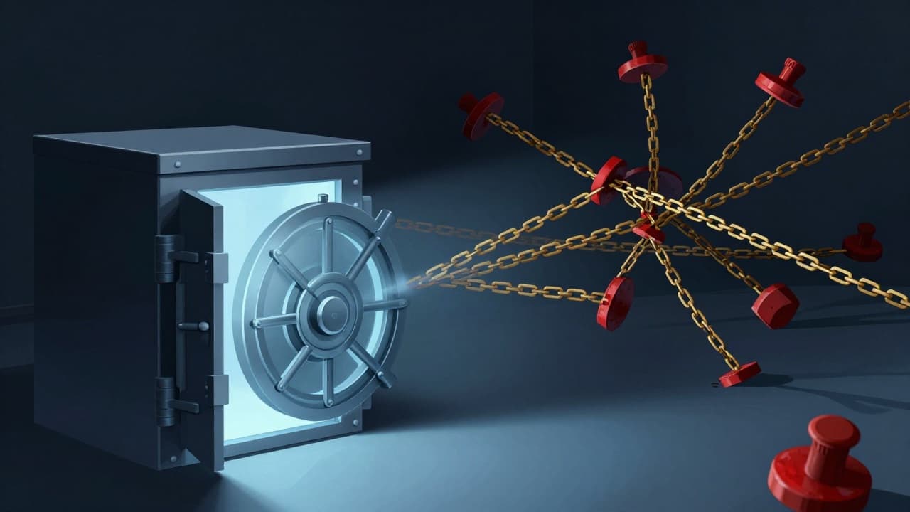 Closed US vault and severed Iranian financial links