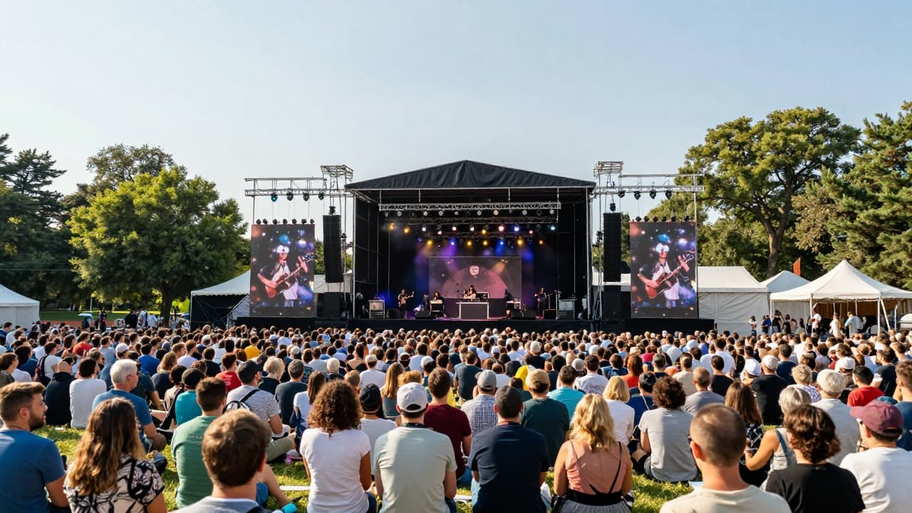 Glazbeni festival na otvorenom
