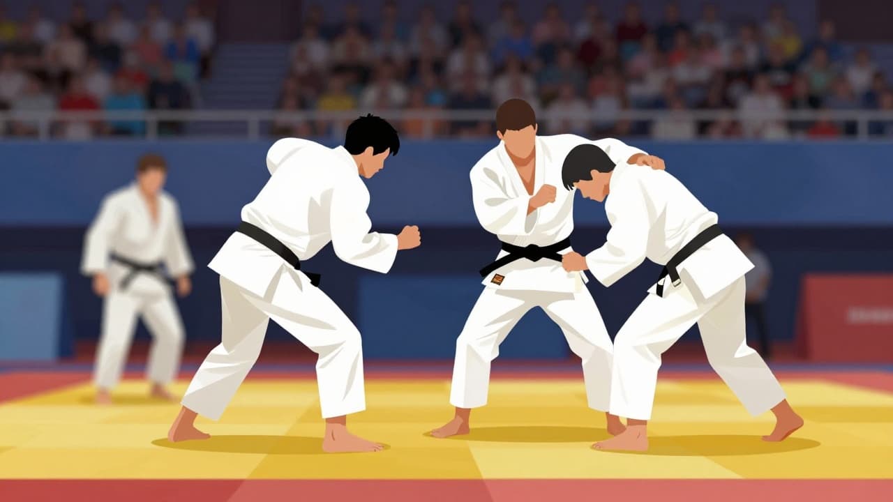Judo natjecanje u hali