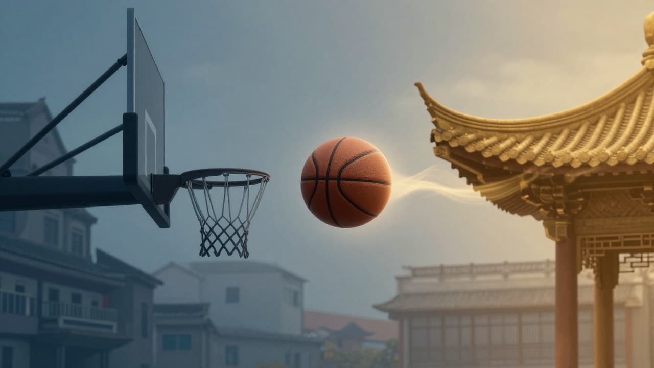 Basketball on the move from west to east