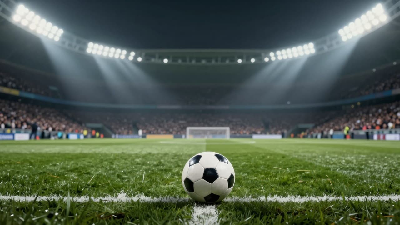 Soccer on a grass field