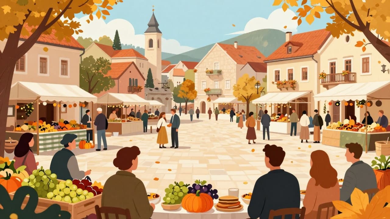 Ljetna proslava u hrvatskom gradu