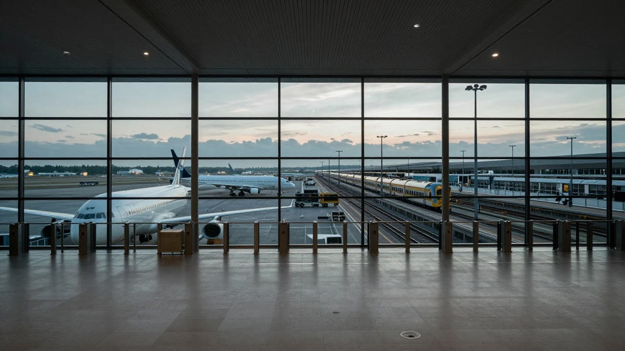 Prazan zračni terminal